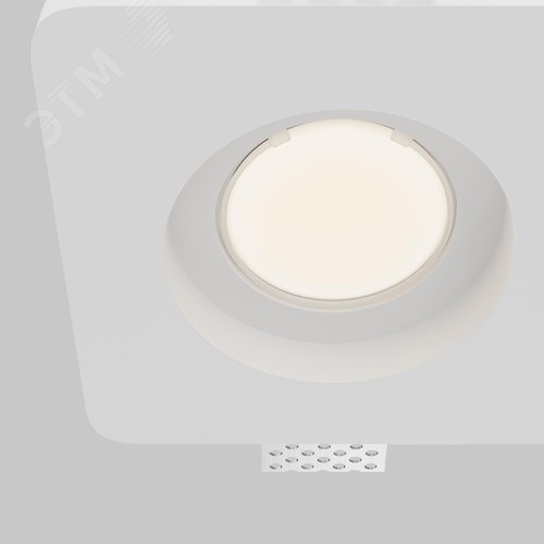 Светильник встраиваемый Gyps Modern DL002-GU10-02-W Белый - фото 2