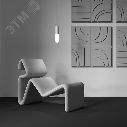 Светильник подвесной Mist LED 12W Белый - фото 4