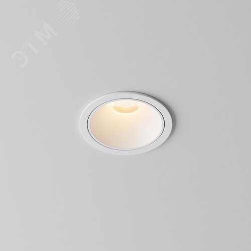 Светильник встраиваемый Downlight Alfa LED 2700K 10Вт 50 град IP20 CRI90 Белый круглый 52х65мм 900Лм - фото 4