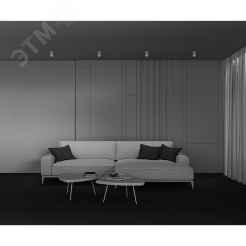 Светильник потолочный Conik gyps GU10х1 Белый - фото 5