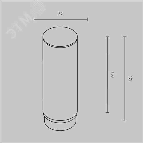 Рассеиватель матовый для Focus Led 12Вт - фото 7