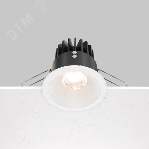 Светильник встраиваемый Zoom DL034-2-L12W Белый - фото 4