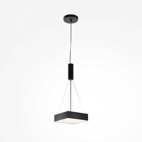 Светильник потолочный накладной LED Zon 4000K 24W 120 град черный квадрат - фото 4