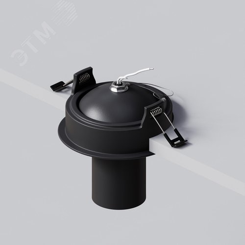 Светильник встраиваемый FOCUS S C048CL-01-GU10-B Черный - фото 8