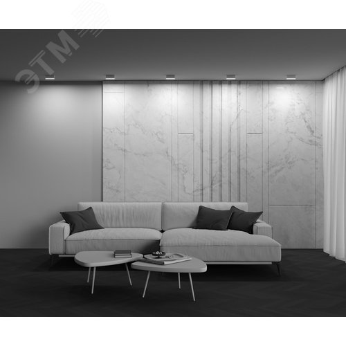 Светильник потолочный Basis LED 12W Белый - фото 5