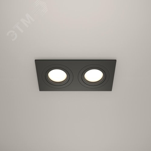 Светильник встраиваемый Atom Черный - фото 4