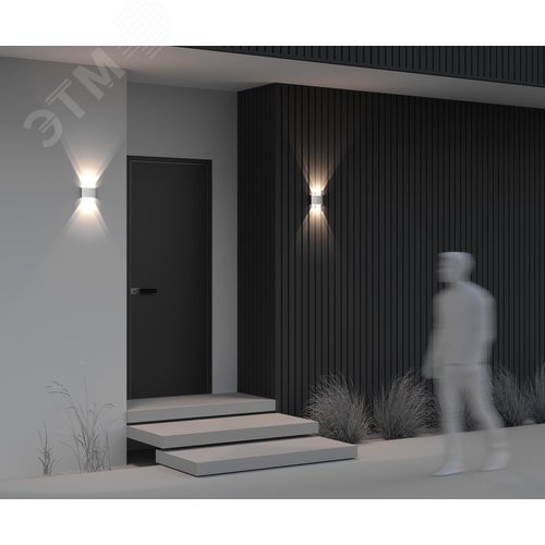 Подсветка архитектурная Outdoor Strato IP 54 LED 4W 3000 K Белый - фото 6