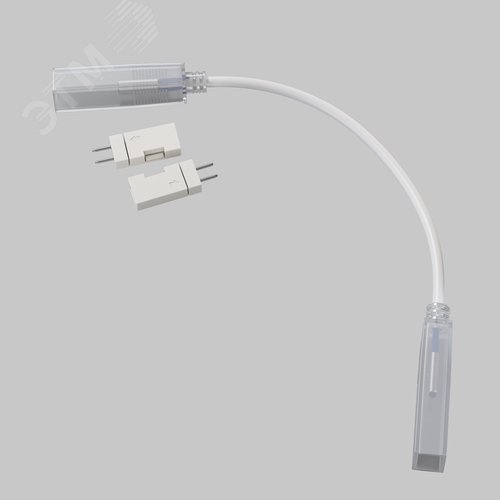 Коннектор двусторонний с проводом для светодиодной ленты 220В - фото 2