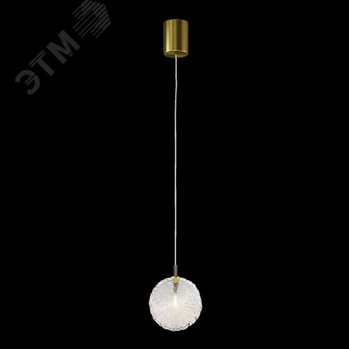 Светильник подвесной Frozen G4х1х5W Латунь - фото 3