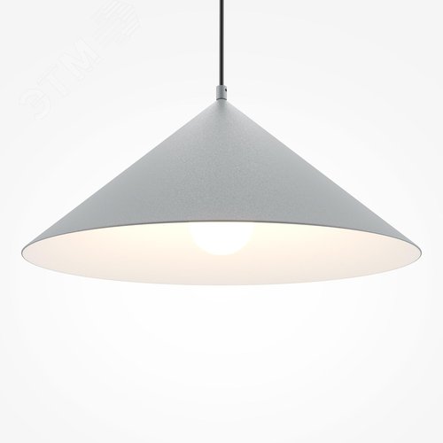 Светильник подвесной Basic colors E27х1х40W Серый - фото 6