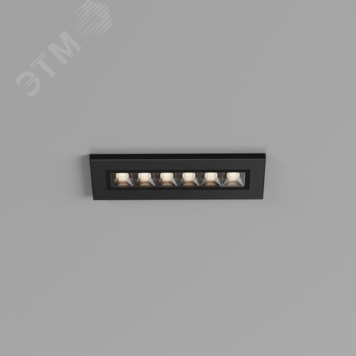 Светильник встраиваемый Outdoor Ghost IP 65 LED 6W 4000 K Графит - фото 3