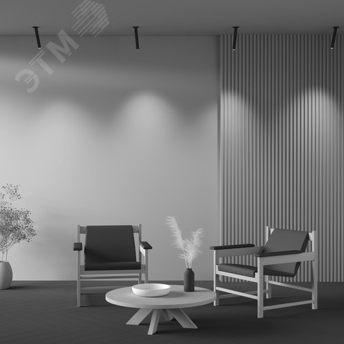 Светильник встраиваемый Focus T Черный - фото 6