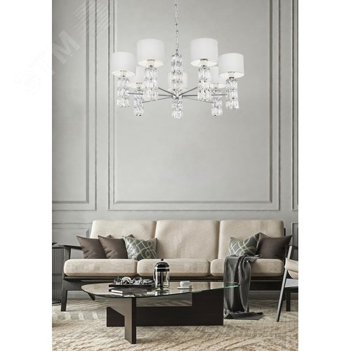 Люстра Talento E14х7х40W Хром - фото 6