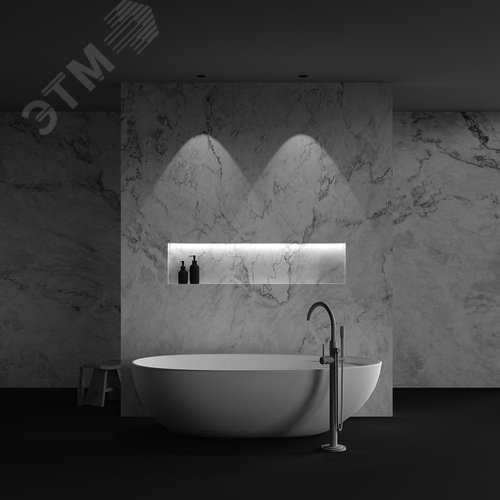 Светильник встраиваемый Dip DL118-15W-4K-B Черный - фото 7