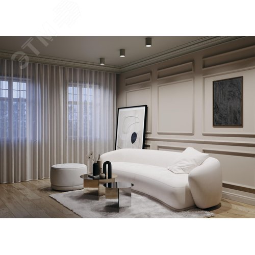 Светильник потолочный Conik gyps GU10х1 Белый - фото 2