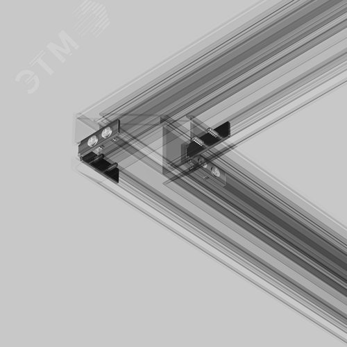 Соединитель угловой вертикальный для профиля 2шт в упаковке - фото 4