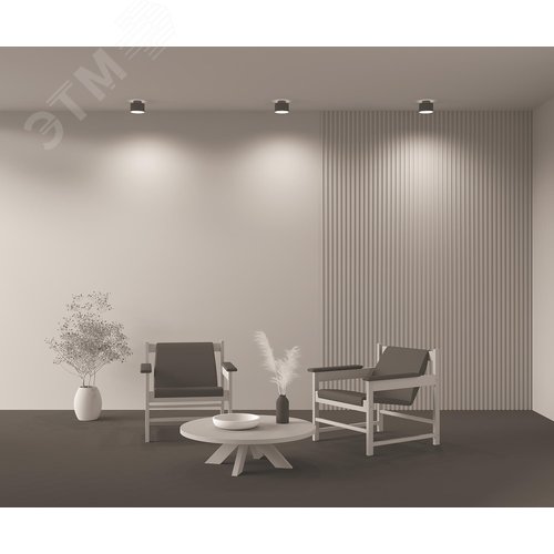 Светильник потолочный Planet LED 16W Черный - фото 4