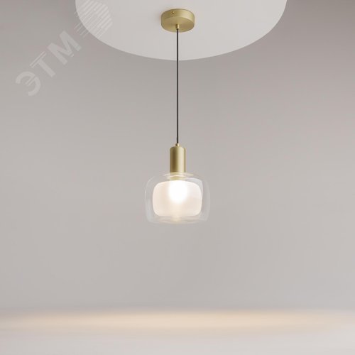 Светильник подвесной Vision E14х1х60W Золото - фото 4