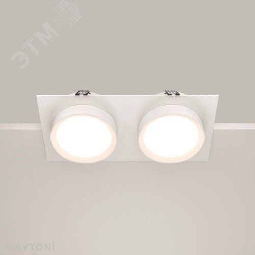 Светильник встраиваемый Hoop Белый - фото 4