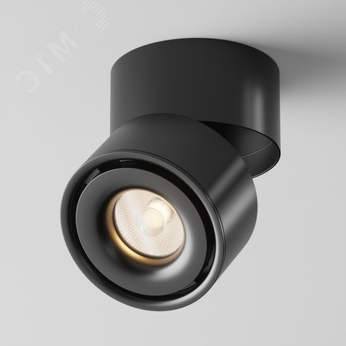 Светильник потолочный Yin LED 15W Черный - фото 6