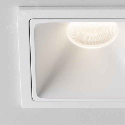 Светильник встраиваемый Downlight Alfa LED 4000K 10Вт 50 град IP20 CRI90 Белый квадрат 52х65х65мм 960Лм - фото 5
