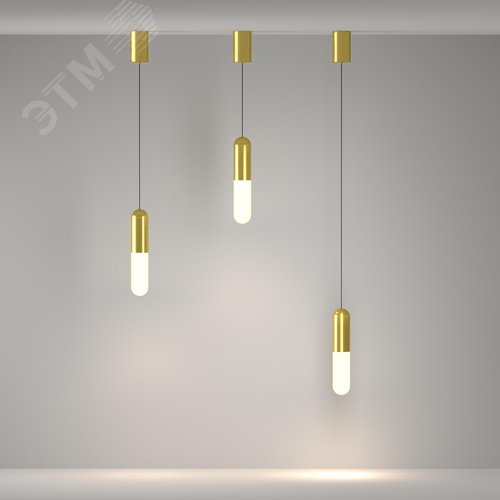 Светильник подвесной Mist LED 12W Латунь - фото 4