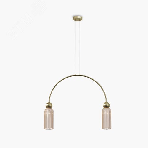 Светильник подвесной Antic E14х2х40W Золото - фото 3