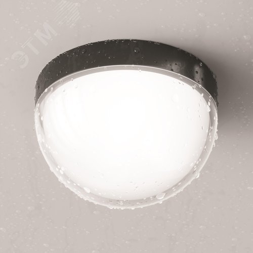 Светильник потолочный Outdoor Mon IP 65 LED 12W 3000 K Графит - фото 6