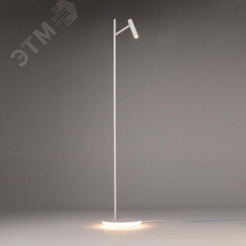 Светильник напольный (торшер) Estudo LED 9W Белый - фото 4