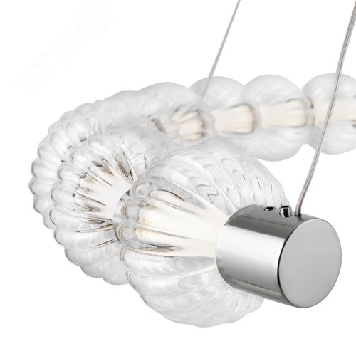 Светильник подвесной Amulet LED 30W Хром - фото 5