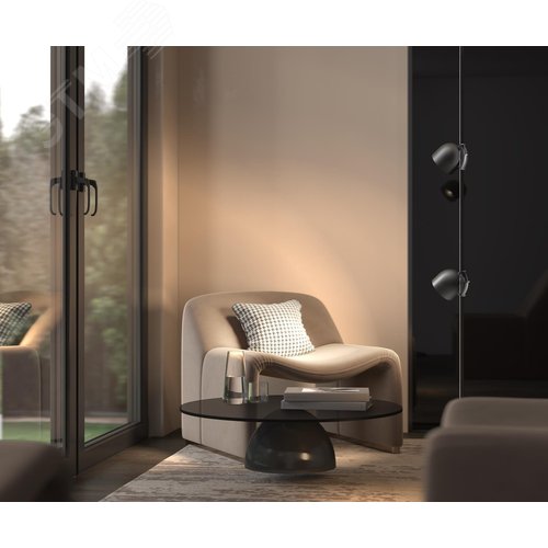 Светильник подвесной Cup Parity 3000K 12Вт 36 град черный - фото 3