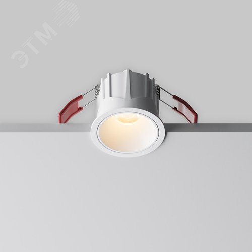 Светильник встраиваемый Downlight Alfa LED 2700K 10Вт 50 град IP20 CRI90 Белый круглый 52х65мм 900Лм - фото 5
