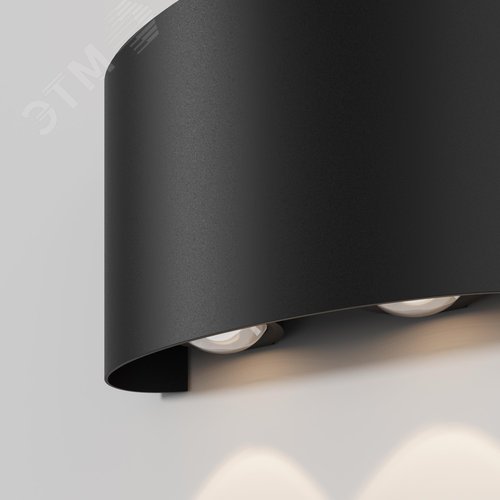 Подсветка архитектурная Outdoor Strato IP 54 LED 4W 3000 K Черный - фото 3