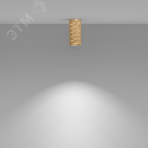 Светильник потолочный Focus Design GU10х1 Матовое Золото - фото 2