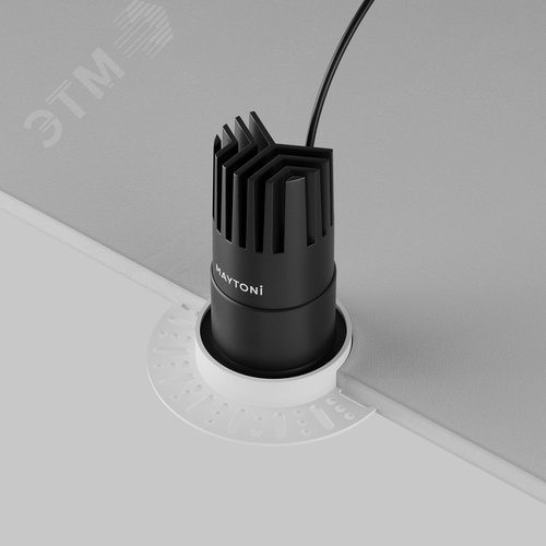 Светильник встраиваемый Dip DL120-10W-4K-TRS-B Черный - фото 6