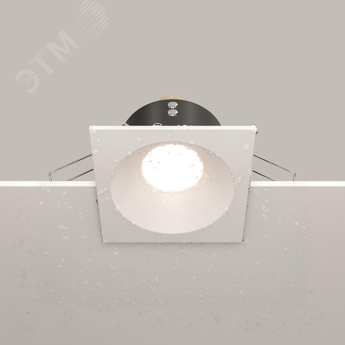 Светильник встраиваемый Maytoni Zoom DL033-2-01W  GU10 1x10Вт IP 65 Белый - фото 4