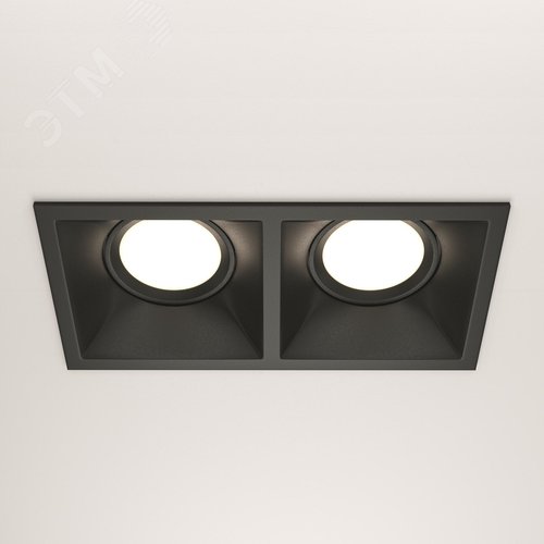 Светильник встраиваемый Dot Черный - фото 4