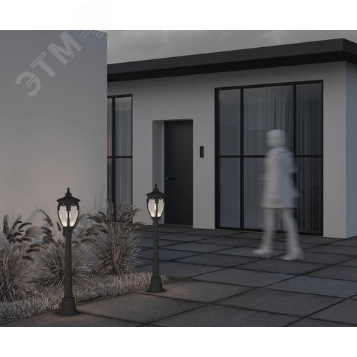 Светильник ландшафтный Outdoor Fleur IP 44 E27х1х60W Бронза Антик - фото 7