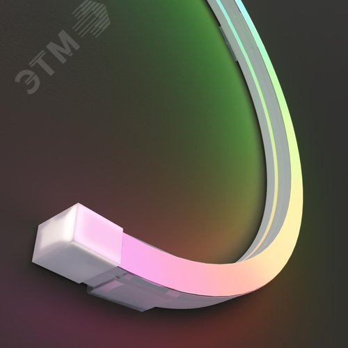 Неон гибкий 17x12 24В 17,8Вт/м RGB SPI  IP67 5м 432052 - фото 5