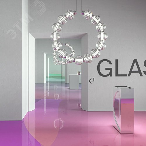 Светильник подвесной Amulet LED 23W Хром - фото 2