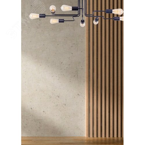 Светильник потолочный Gilbert E27х8 Черный - фото 6