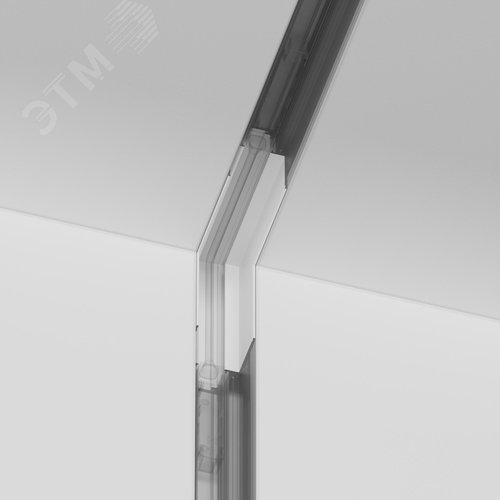 Коннектор угловой внутренний Gravity встраиваемый белый - фото 5