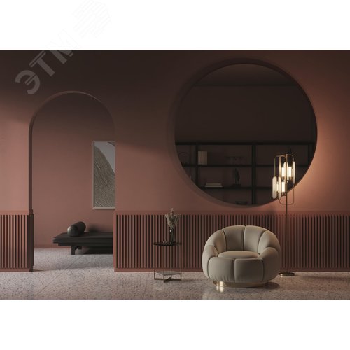 Светильник напольный (торшер) Marmo G9х2 40Вт - фото 4