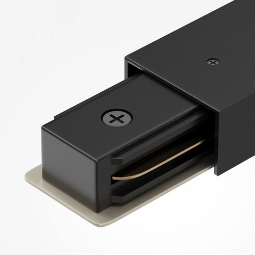 Коннектор прямой питания с вводом питания Unity черный - фото 5