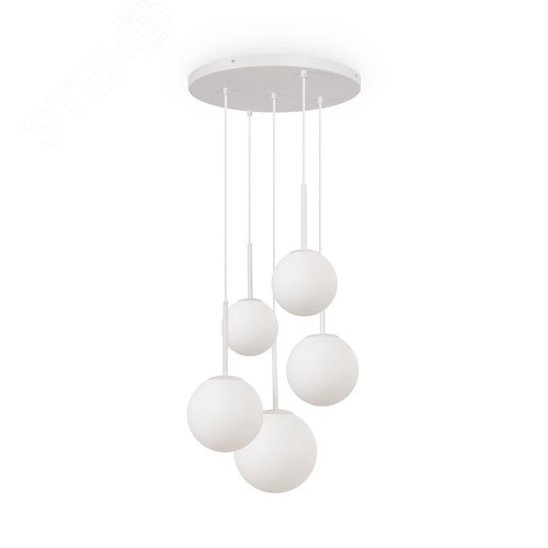 Светильник подвесной Basic form E14х5х40W Белый - фото 2