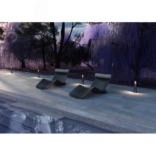 Светильник ландшафтный Outdoor Konus IP 65 LED 7W 3000 K Графит - фото 5