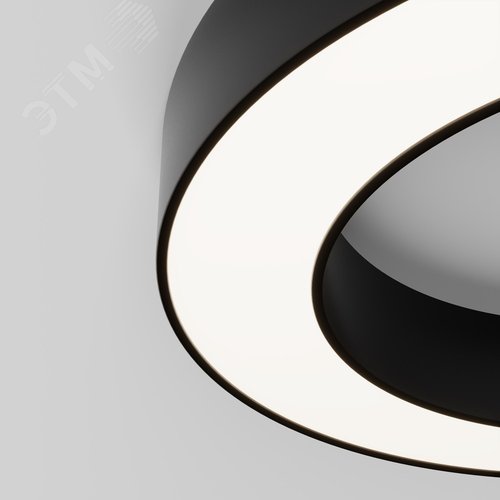 Светильник потолочный Lua LED 36W Черный - фото 2