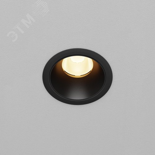 Светильник встраиваемый Dip DL115-10W-3K-B Черный - фото 5