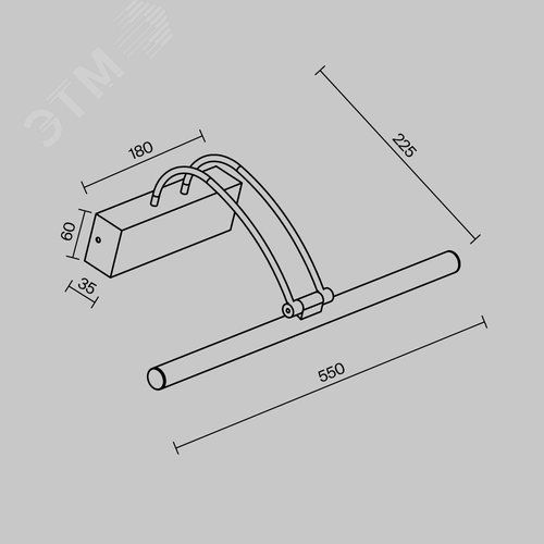 Подсветка Maytoni MIR004WL-L12B Черный - фото 4