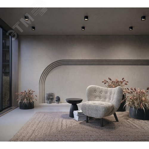 Светильник потолочный Planet LED 12W Черный - фото 6